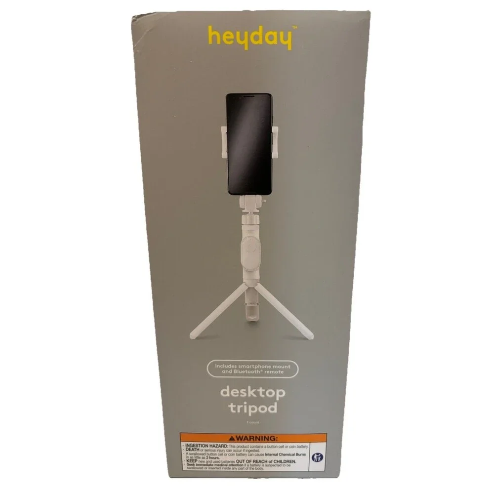 heyday Desktop Tripod Bluetooth Remote Adjustable for Smartphone